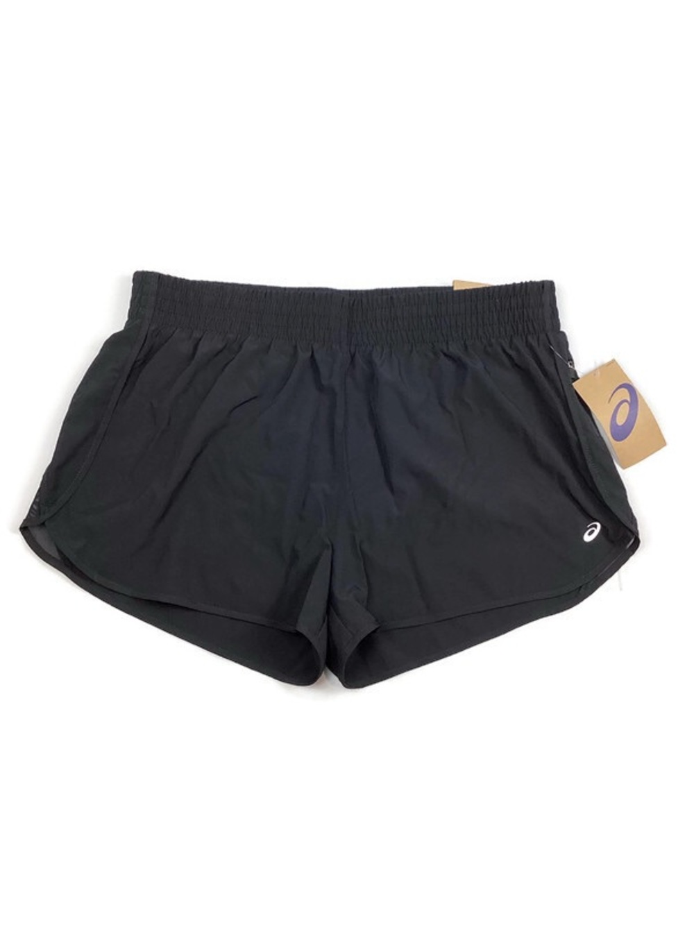 Asics Black Lined Running Shorts Large NEW! Retail $40